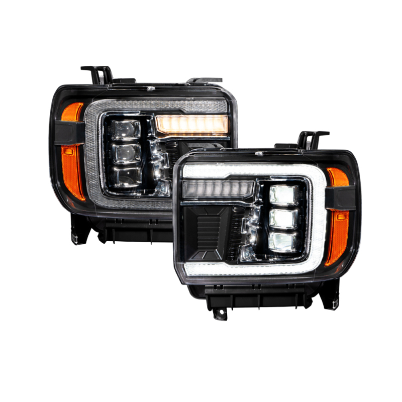 GMC Sierra Headlights - FORM Lighting - LED Projector - `14-`19